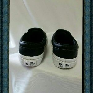 black leather vans kids black leather vans kids